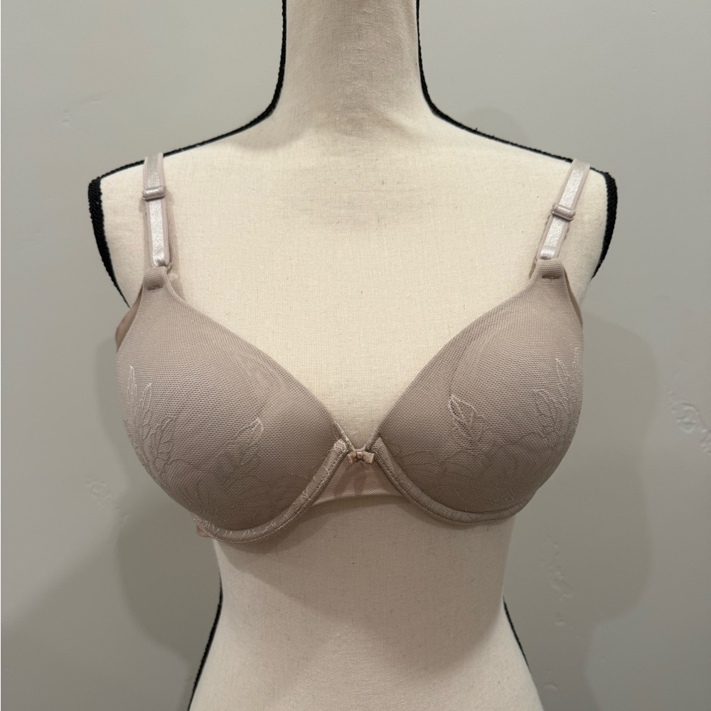 Warner's Underarm Smoothing Underwire Bra with Lift | Nude | Lace Detail | 36B